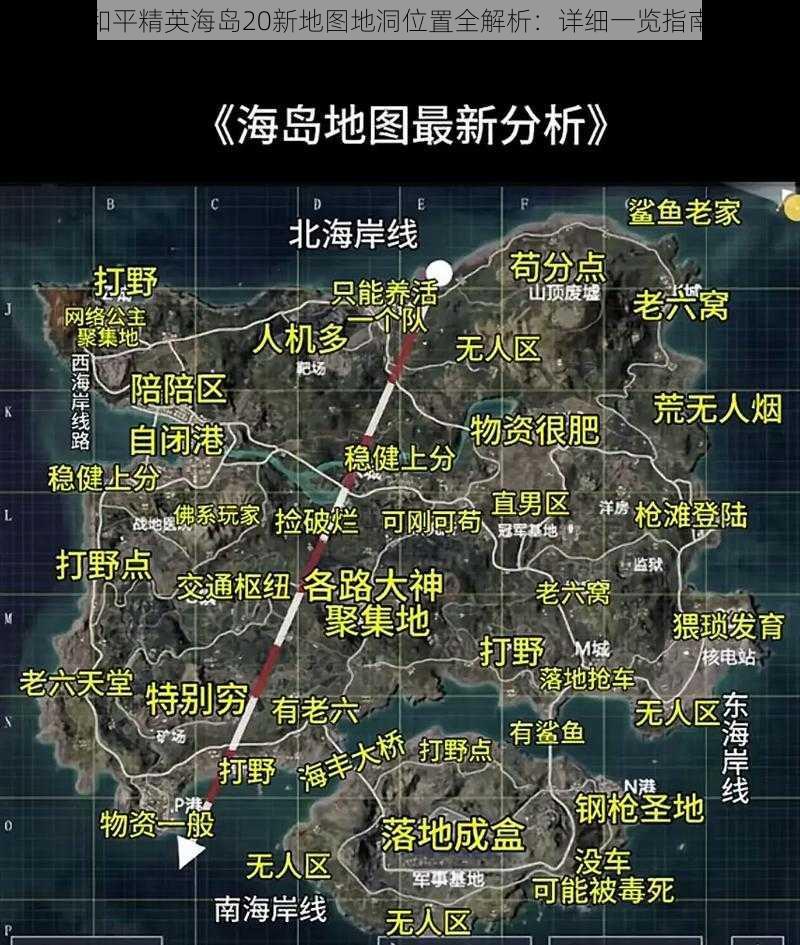 和平精英海岛20新地图地洞位置全解析：详细一览指南